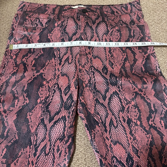 L’Agence Margot High Rise Coated Snakeskin Jeans - Picture 12 of 12